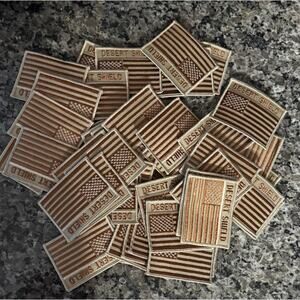 Lot Of 53 - Desert Shield & Desert Storm 2.5 x 3.25" Embroidered Patches NEW